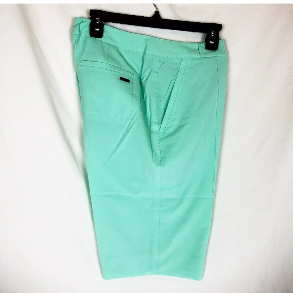 Cutter Buck Womens 10 Dry-Tec Golf Shorts Mint Green Stretch Pockets Athleisure - Picture 3 of 8